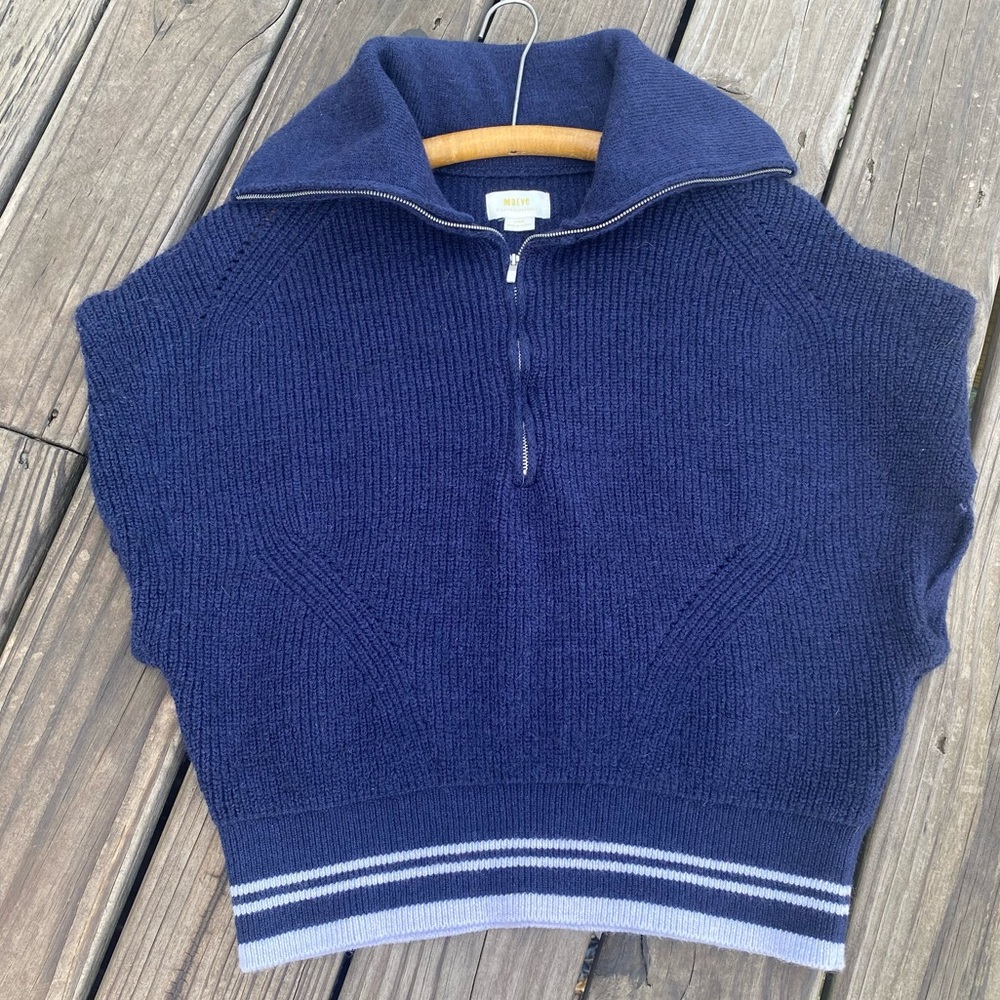 Maeve by Anthropologie Quarter Zip Sweater